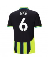 Manchester City Nathan Ake #6 Venkovní Dres 2024-25 Krátký Rukáv